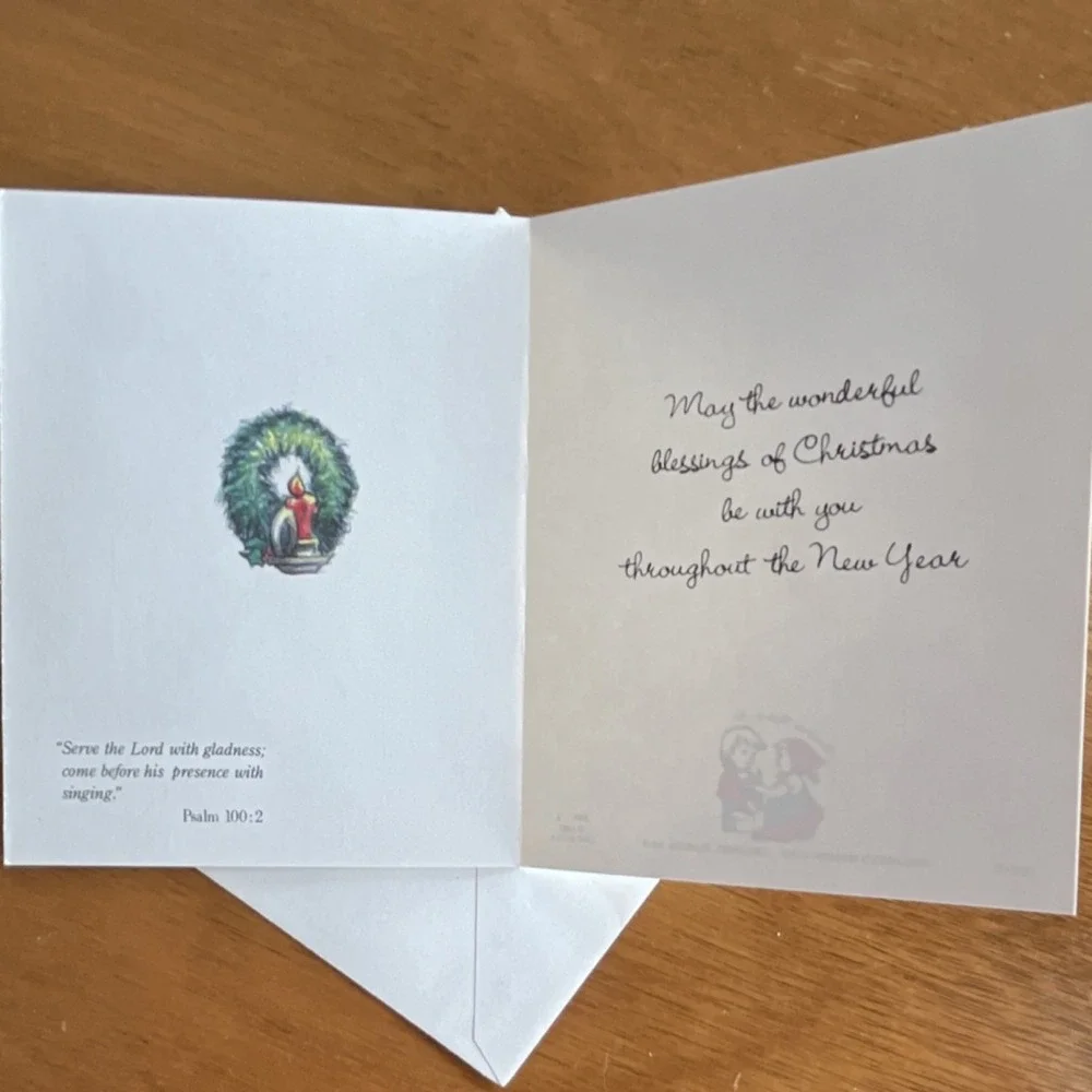 Children's Mission Fund Vintage Christmas‎ Greeting Cards Lot Assorted Designs